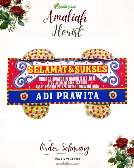 Papan Bunga Ucapan Selamat Damarsi